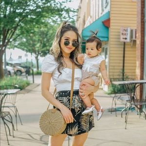 HM shorts with leaves